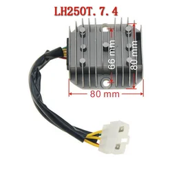 LH250T.7.4 Linhai 250 260 300 400 Rectifier - Voltage Regulator For Linhai Yamaha Keeway Jinlang Feishen Scooter ATV