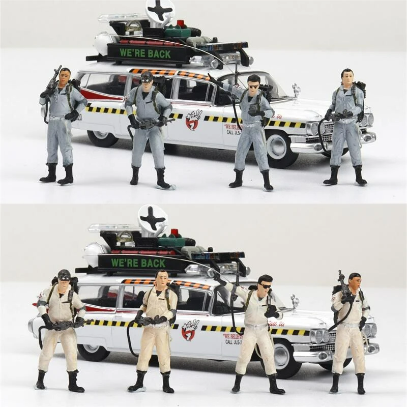 (الطلب المسبق) مجموعة شخصيات DBM 1:64 Ghostbusters 4