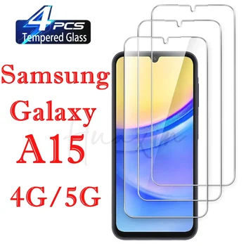 99D temperli cam ekran koruyucu Samsung Galaxy A15 5G A15 4G, 1 ila 4 adet