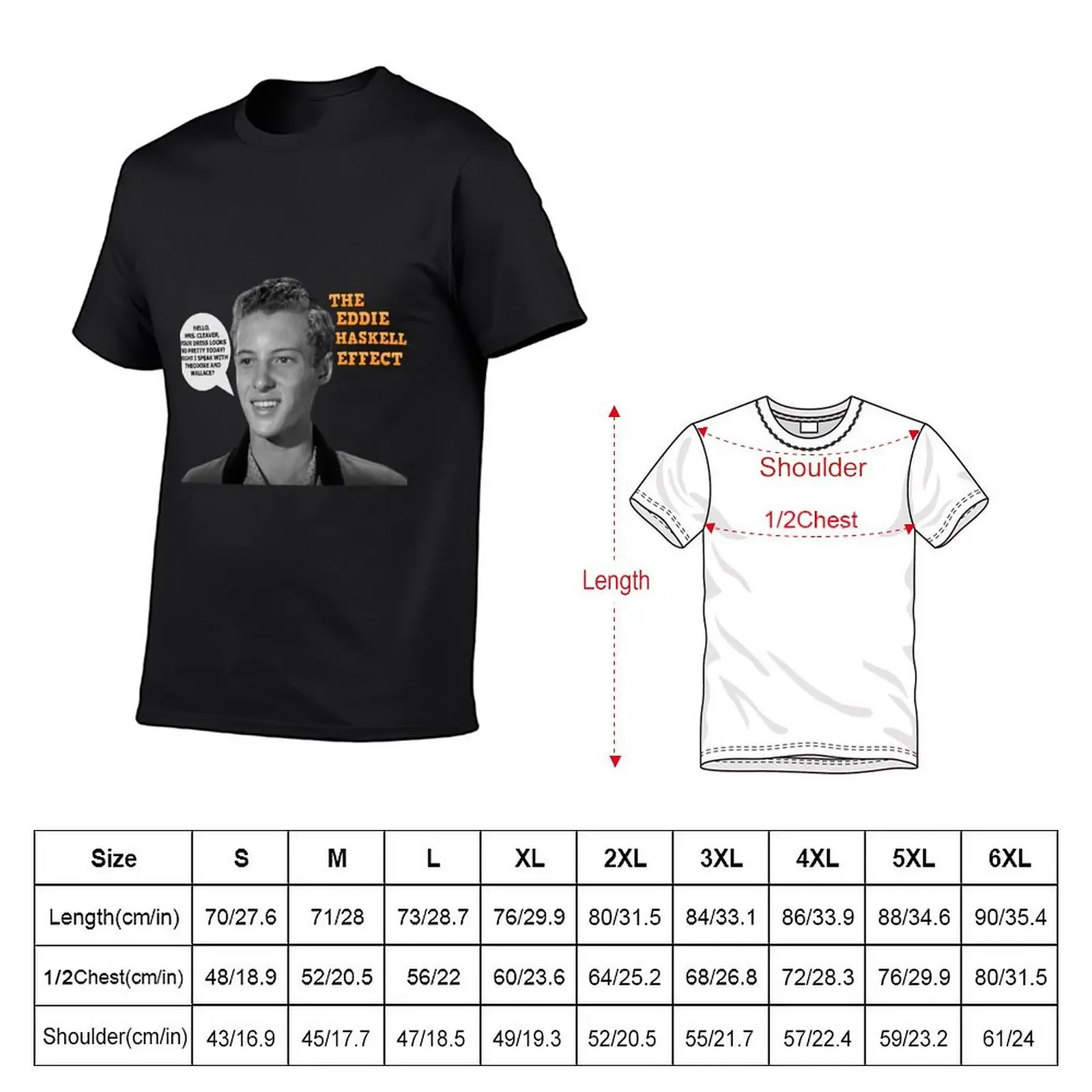 The Eddie Haskell Effect T-Shirt Aesthetic clothing rapper graphic tees plus size men clothing