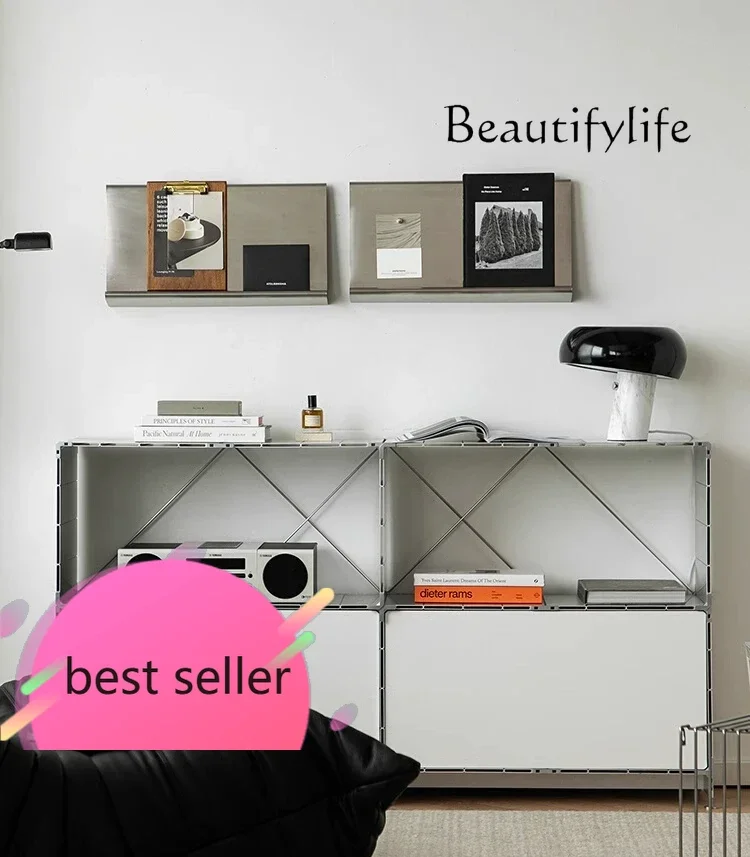 

BJ Customizable Module Combined Cabinet DIY Aluminum Alloy Rack Metal Storage Cabinet