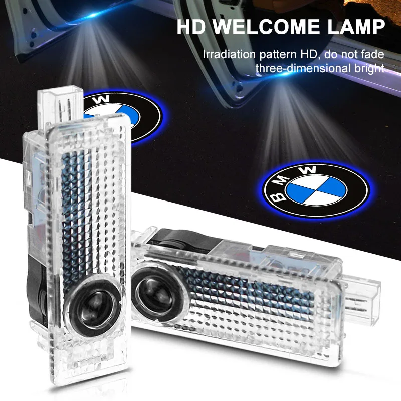 2 шт. приветственные огни дверей автомобиля, светодиодные беспроводные лампы проектора для BMW M Performance E90 E92 E60 E70 E71 F20 F21 F44 F36 F07 G30 G20