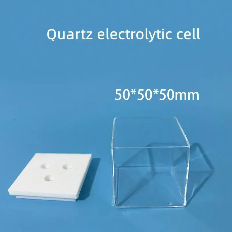 All Quartz Unsealed Electrolytic Cell ( 85%/specification 50x50x50mm)