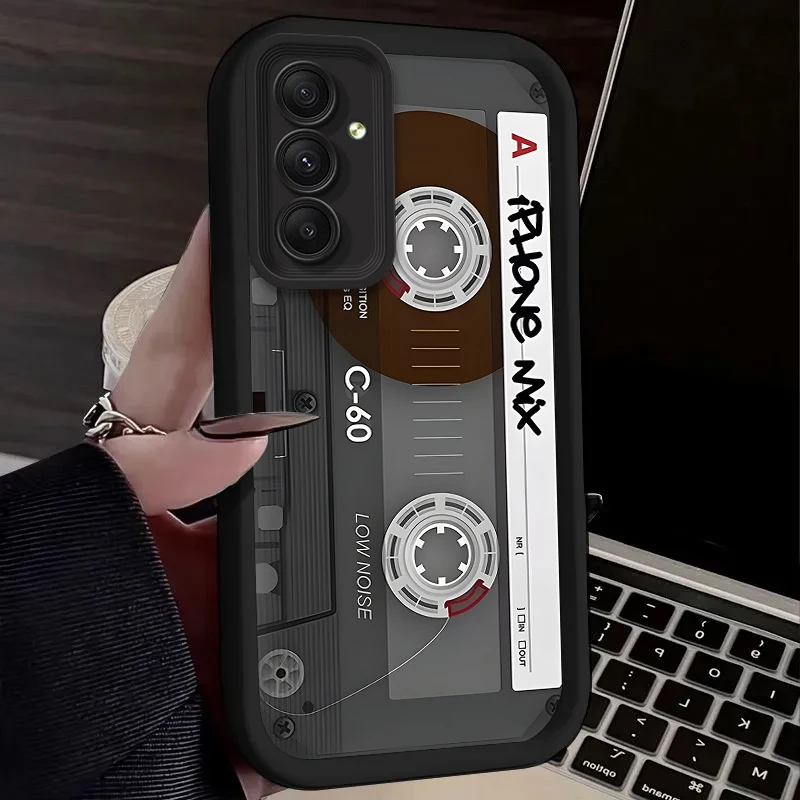 Case For Samsung Galaxy S24 S25 S23 Ultra S22 S21 Plus FE A36 A56 A26 A16 A06 A15 A25 A35 A55 5G Lucky Tape Pattern Back Cover - náhled 5