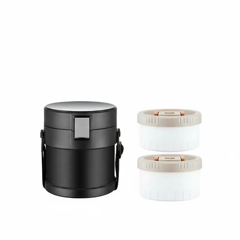 304 Stainless Steel Insulated Lunch Pot, Multitier Bento Box, Portable Large Capacity Food Container - view 5