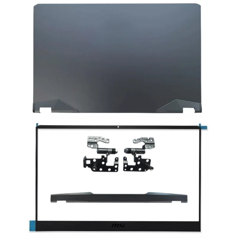 New for MSI GE76 Raider 10SGS SFS MS-17K1 LCD Back Cover Front Bezel Hinge Blue Laptop Replacement Parts