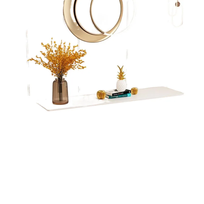 Simple modern entrance platform Extremely narrow entrance rock slab entrance table Simple against the wall