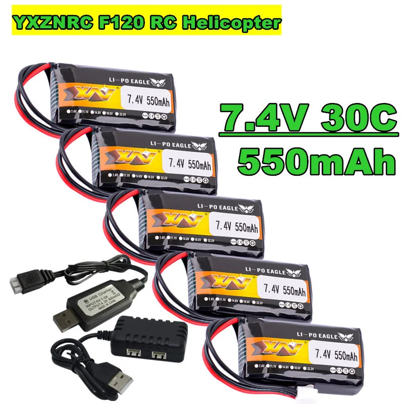 7.4V 550Mah 30C Lip…