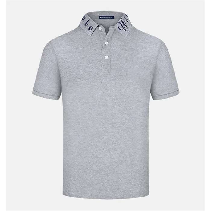 casual shirt new men's fashion cotton short-sleeved T shirt men summer polo shirt for men