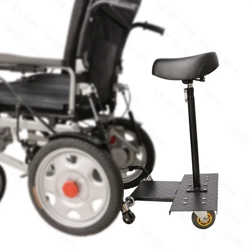 Electric Wheelchair Rear Manned Device Pedal  Double Rear Seat Does Not Include Wheelchair