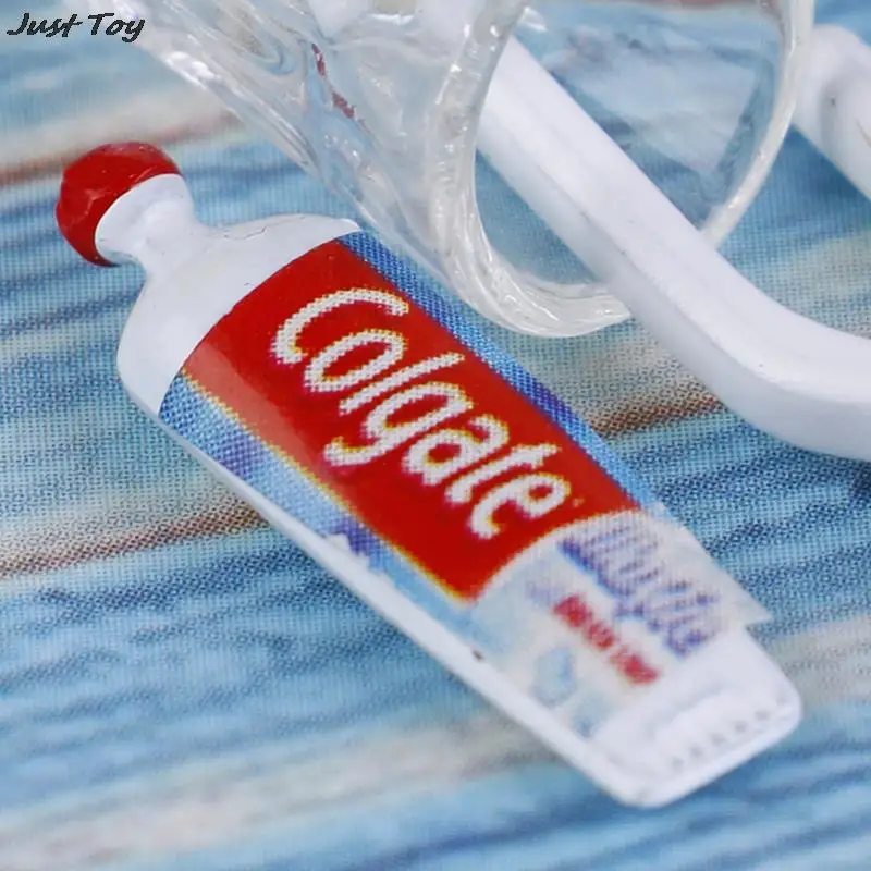 1:12 puppenhaus Miniatur Zahnbürste Zahnpasta Tasse Handtuch Seife Set Bad Spielzeug