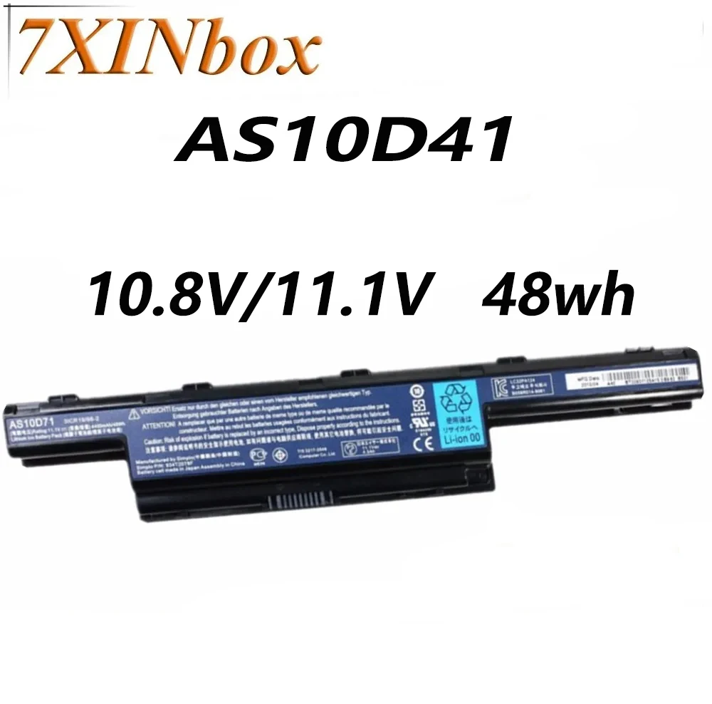 7XINbox AS10D41 10.8V 48Wh Laptop Battery For Acer Aspire 4551 4551G 4741 4741G 4771 4771G 5741 5740 AS10D61 AS10D71 AS10D81