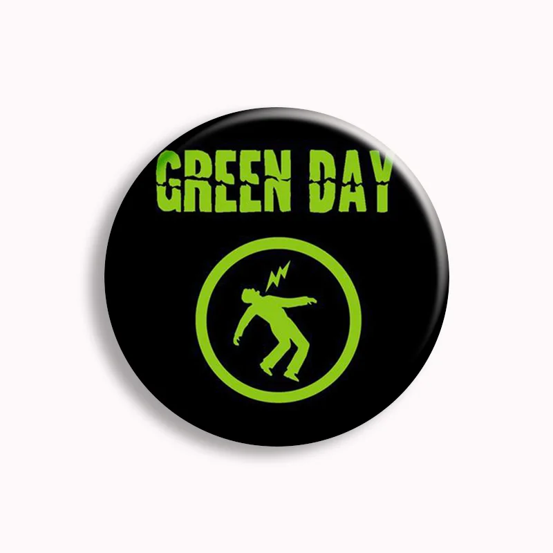 الأمريكية الشرير الفرقة Greenday لينة زر دبوس غلاف الألبوم الجمالية بروش شارة حقيبة ديكور المشجعين جمع الهدايا