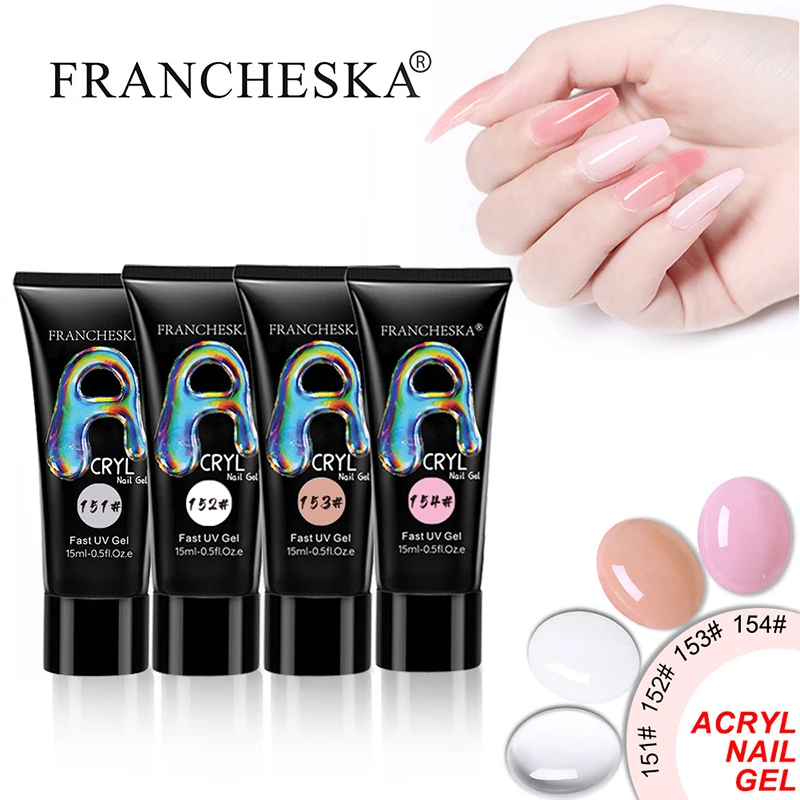 Nail Gel Long-lasting Mess-free Extend And Strengthen Your Nails Easily Nail Extension Gel Must-have Beauty Item Soft Tube