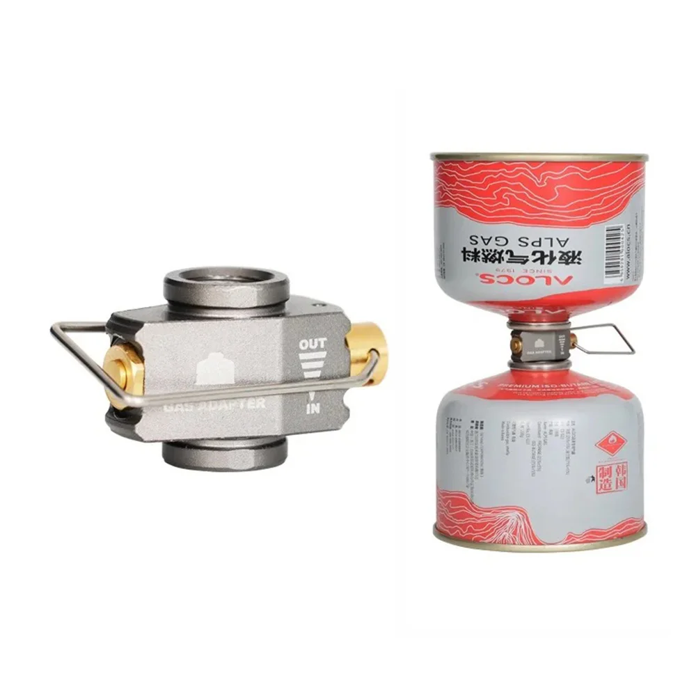 Outdoor-Campingkocher Propan-Nachfülladapter Gasbrenner Gasfüllung Butan-Zylinder Tank LPG-Sparer Campingausrüstung