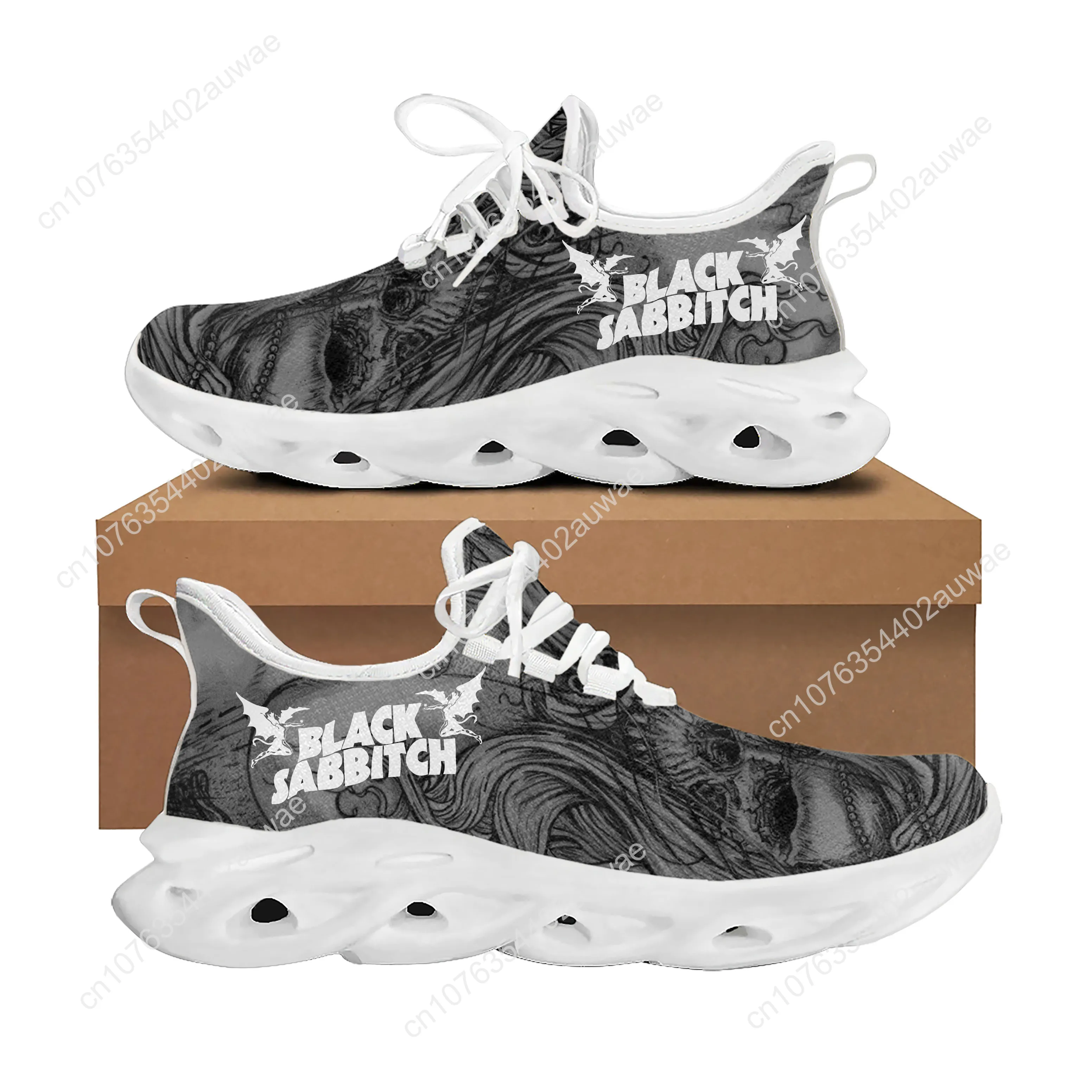 Black Heavy Metal Band Sabbath scarpe sportive uomo donna adolescente bambini bambini Sneakers Casual scarpe da coppia personalizzate di alta qualità