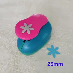 25mm / 38mm / 50mm / 74mm Six Petal Flowers Craft Punch Set Scrapbooking School DIY Paper Cutter EVA Foam Mi Hole Punches