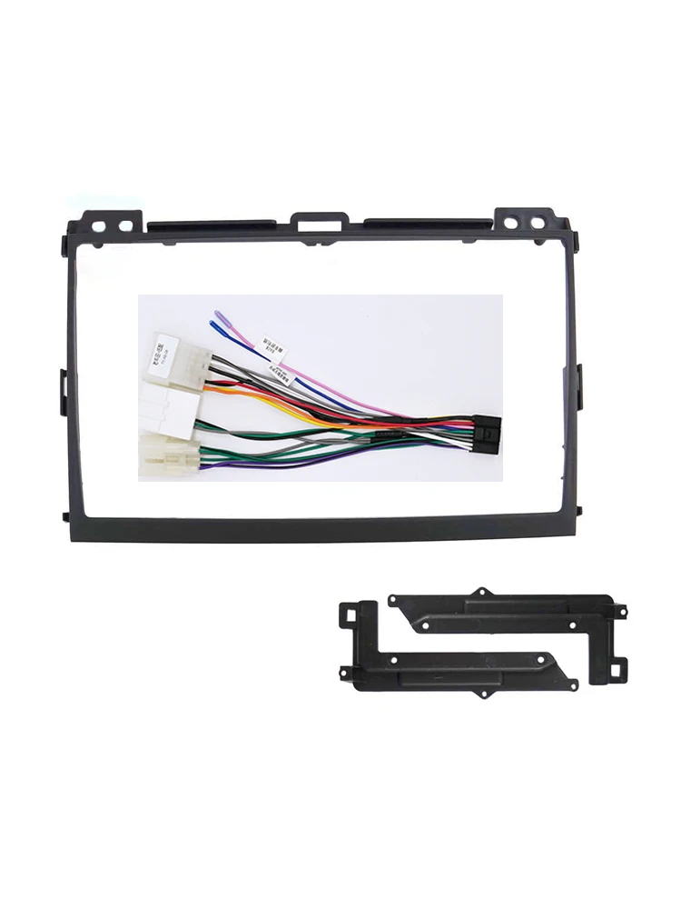 2Din 9 Inch Car GPS Navigation Stereo For TOYOTA 2004-2009 PRADO/ 120 Radio Fascias Panel Frame Fit Dash Headunit Screen