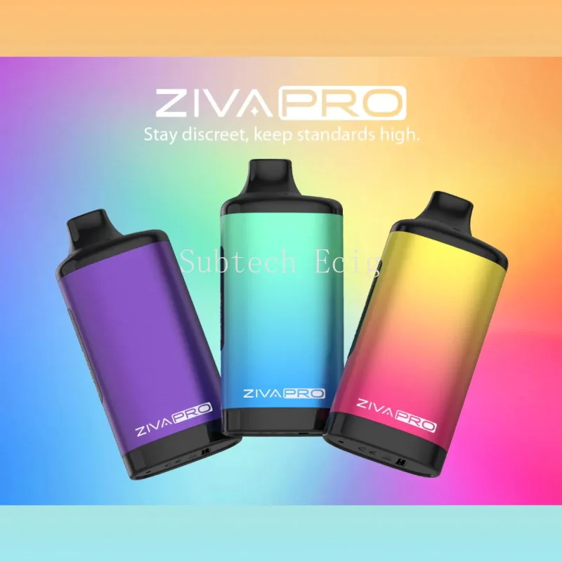 Yocan-Zilva Pro Vape Mod Phreat Battery ، قلم مبخر قابل لإعادة الشحن ، شاشة OLED ، هيكل ألومنيوم لعربات الخراطيش ، 10 ts