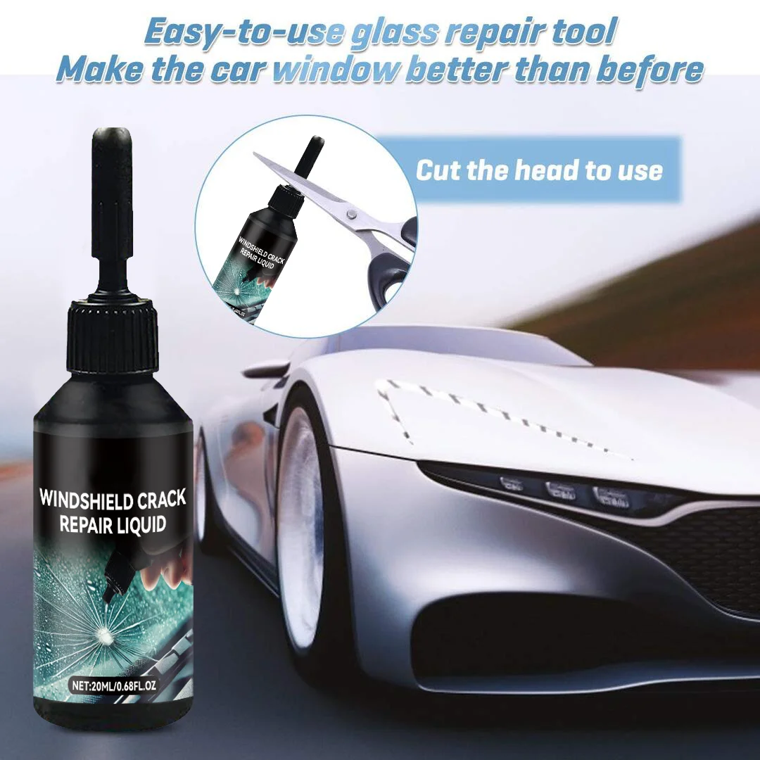 20ml Car Scratch Repair Adhesive for Glass 2024 New Car Windshield Crack Repair Fluid,Car Glass Scratch Repair Fluid Agent Tools