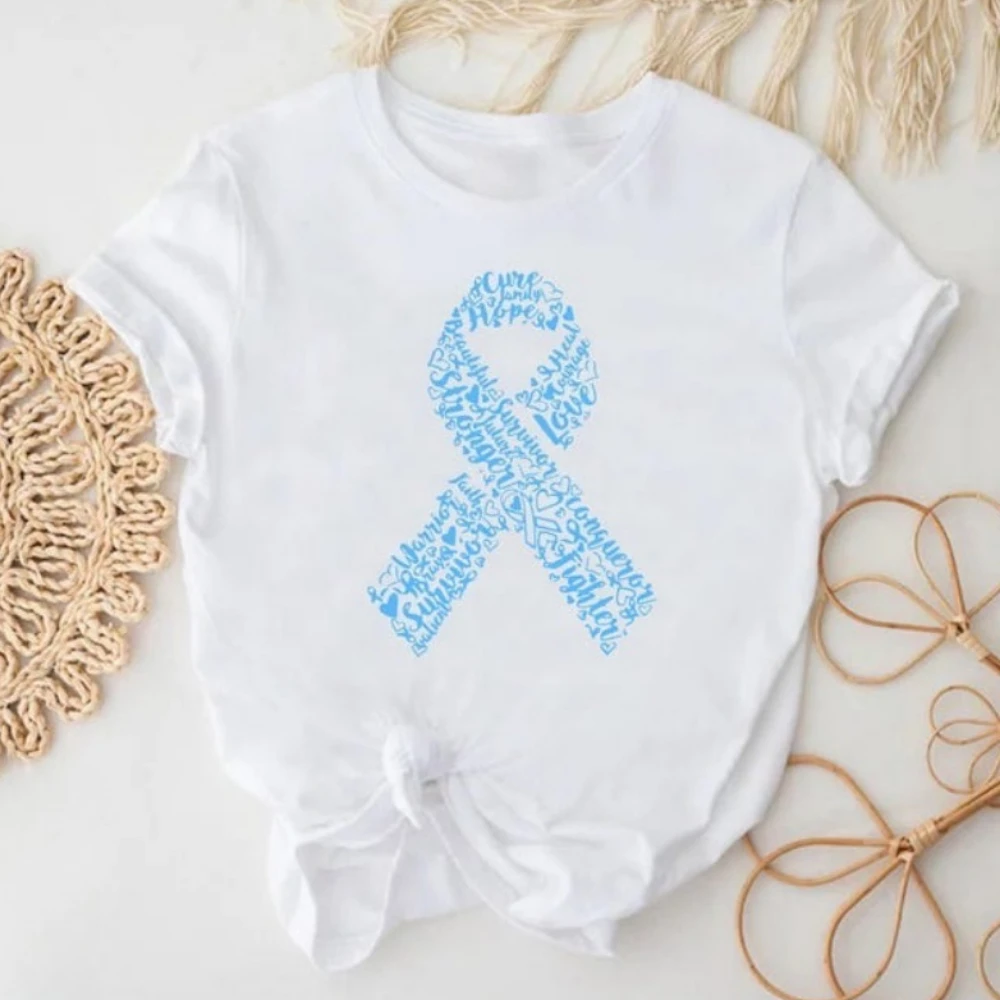 في نوفمبر نرتدي قميصًا أزرقًا للتوعية بمرض السكري قميص أزرق بشريط تي شيرت لمرضى السكري الناجي هدية للجنسين والنساء والرجال تي شيرت #2