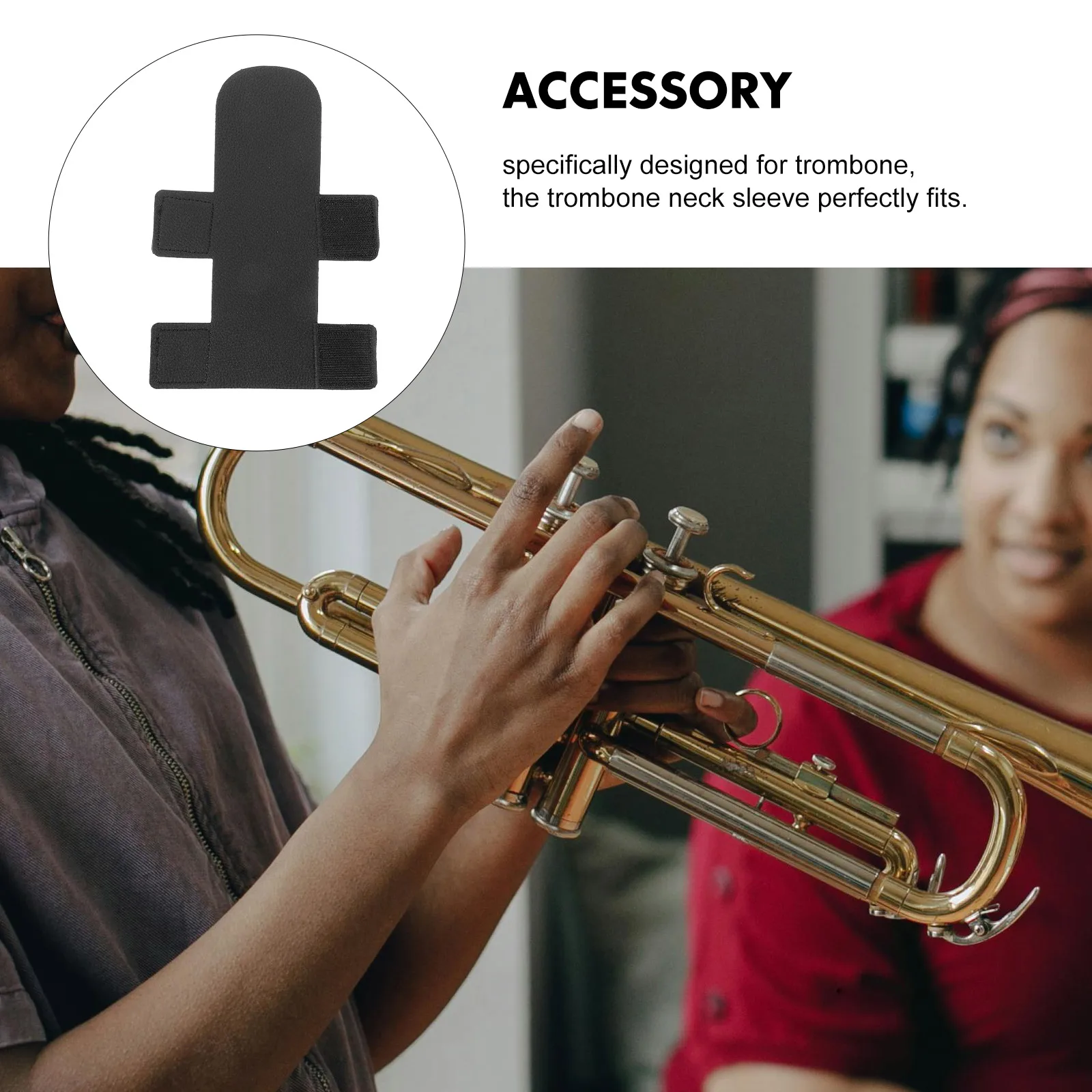 

Guard Neck Sleeve For Finger Protector Trombone Protector Accessories Slip-On Trombone Sleeve Durable