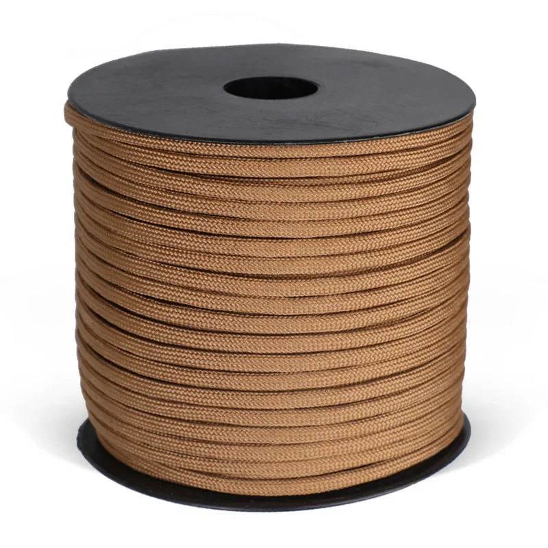 Durchmesser 4MM 9-Adriges Rollenband 50M Seil Geeignet für Zeltverstärkung, Windseil-Verstärkung, Armband DIY Weben, Rucksack-Bi