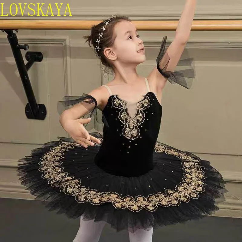 

Professional Ballet Troupe Children's Ballet Skirt Children's and Girls' Clothing Swan Stage Halloween Clothing