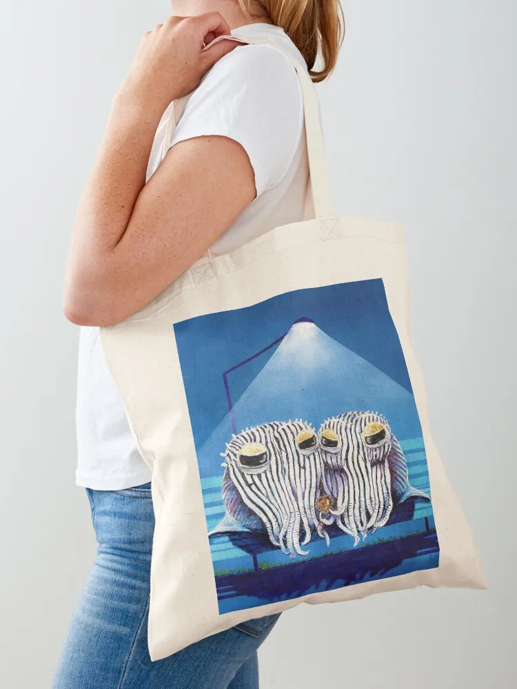 

Pyjama Squid Valentine's Day Oceanic Soiree Vivid De-Light Tote Bag Beach bag Customizable tote bag sac pour femme