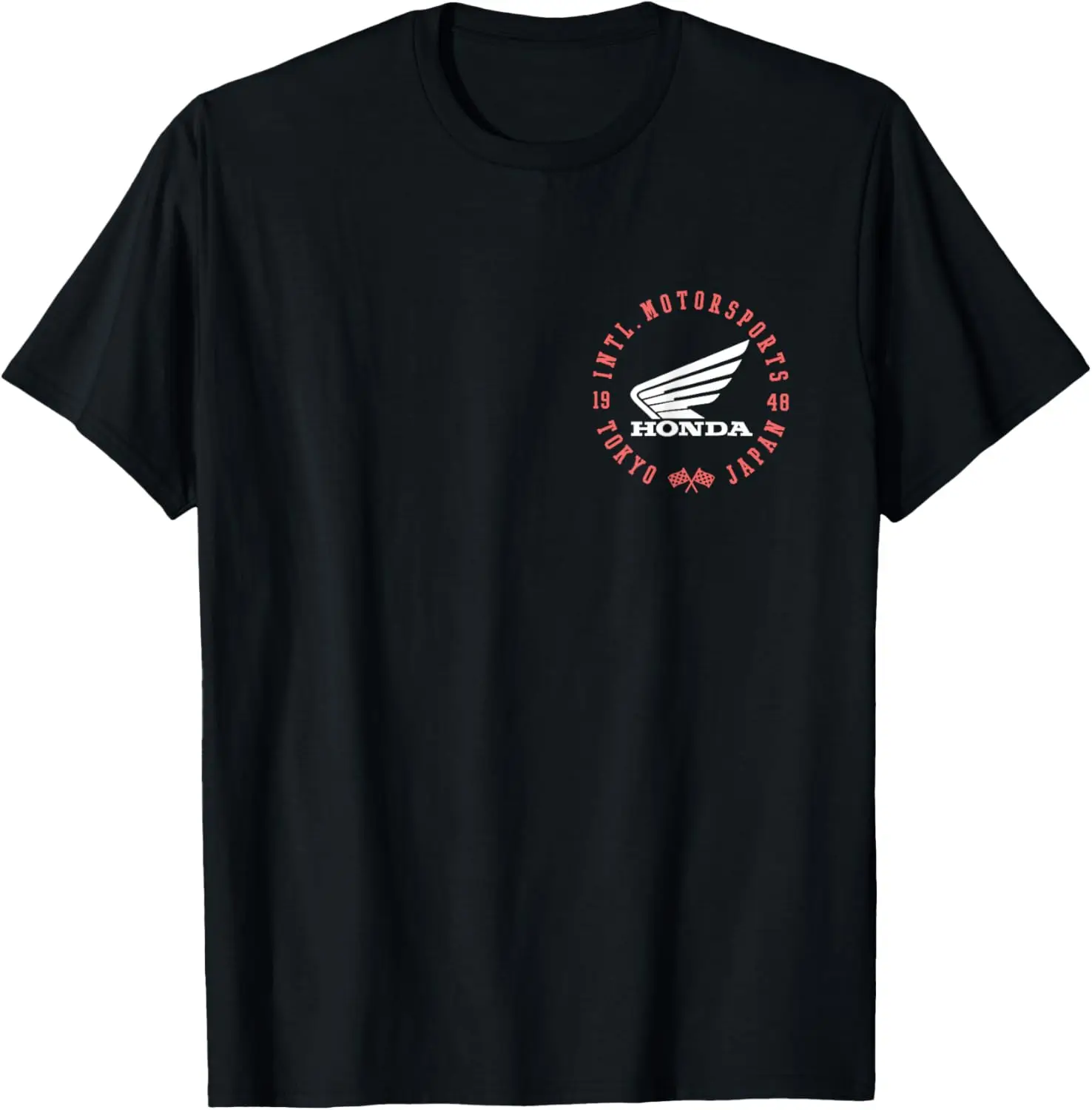 International Motorsports Tokyo Japan 1948 Vintage T-Shirt 100% Cotton Trendy Y2K Short-Sleeve Tee-Soft, Quick-Drying,