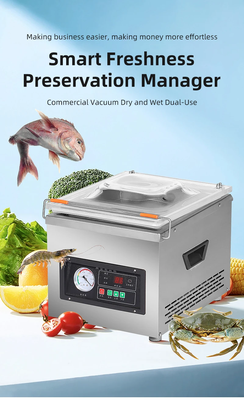

Vacuum Sealer Food Vacuum Packing Machine for Kitchen Meat Packaging Efficient Food Saver Sealing Tool
