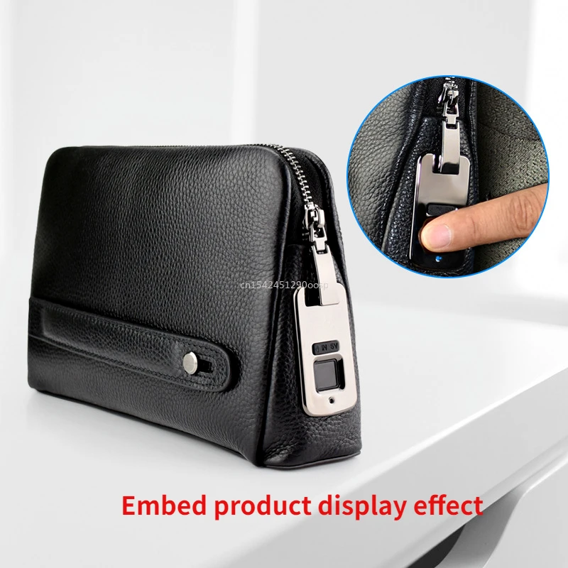 Small Embedded Luggage Fingerprint Lock Men Women Messenger Bag Travel Bag Smart Lock USB Charging Super Long Standby