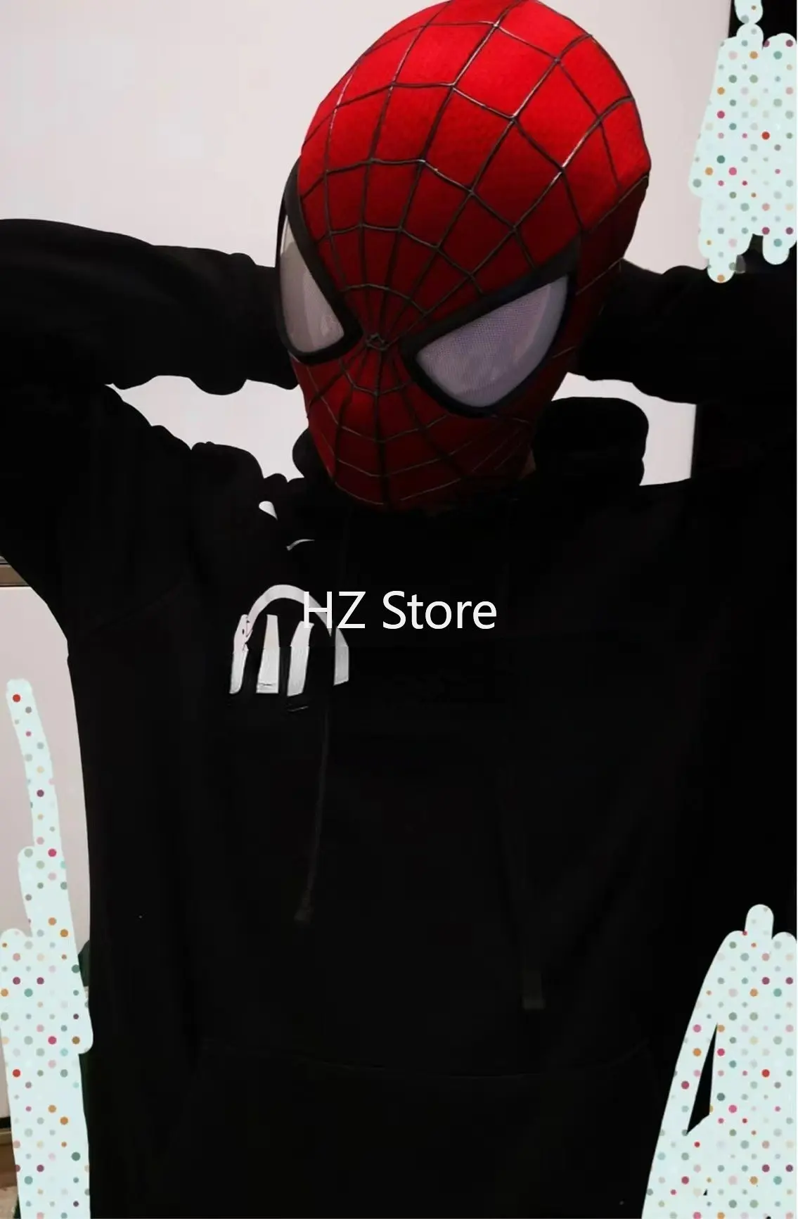 フェイスとマグネティックレンズを備えた素晴らしいスパイダーマン