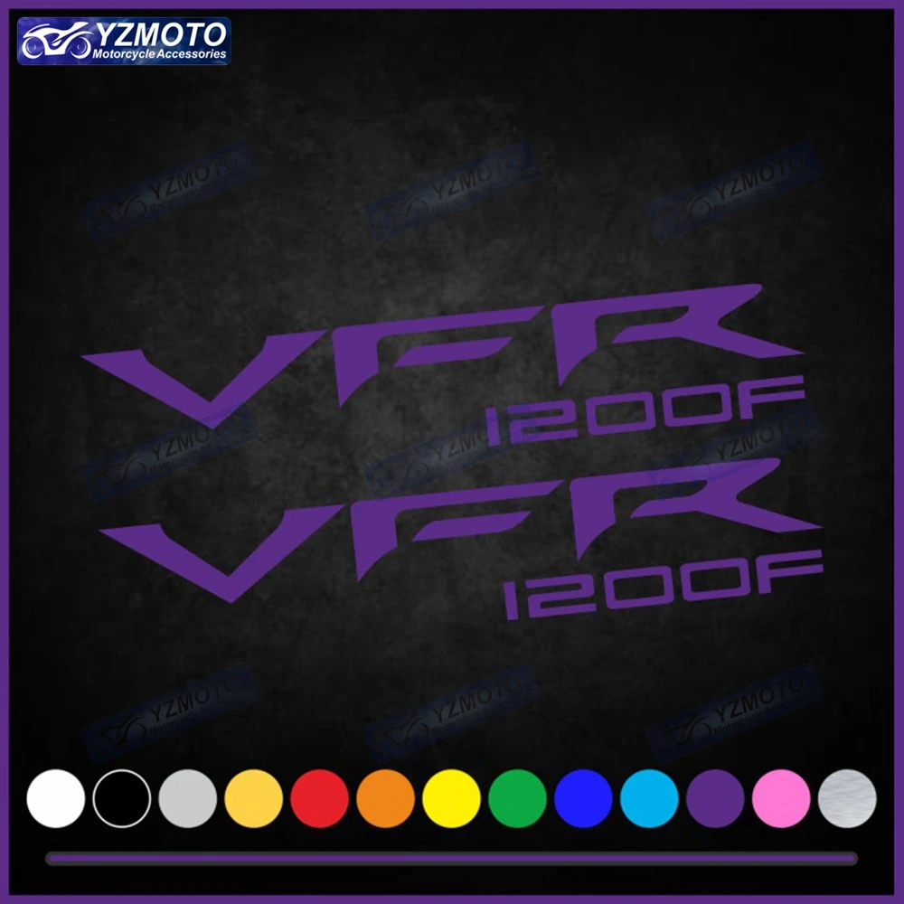 สติ๊กเกอร์ตกแต่งรถมอเตอร์ไซค์ Honda VFR1200F VFR 1200F สำหรับแข่งรถ ติดถังน้ำมัน ตัวถัง โลโก้ ชิ้นส่วนเครื่องยนต์ ชิลด์หน้า หมวกกันน็อค