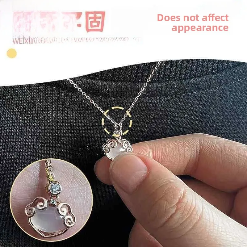 Transparent Invisible Pendant Fixed Buckle Anti-Loss Prevents Pendant from Moving to Connection Area Invisible Fixed Buckle