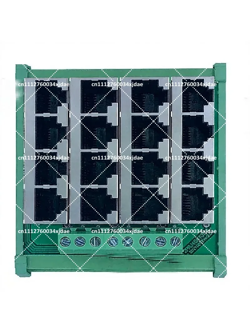 RJ45 Multi-Network Interface Module 8 16 Port RS485 Modbus Communication Hub