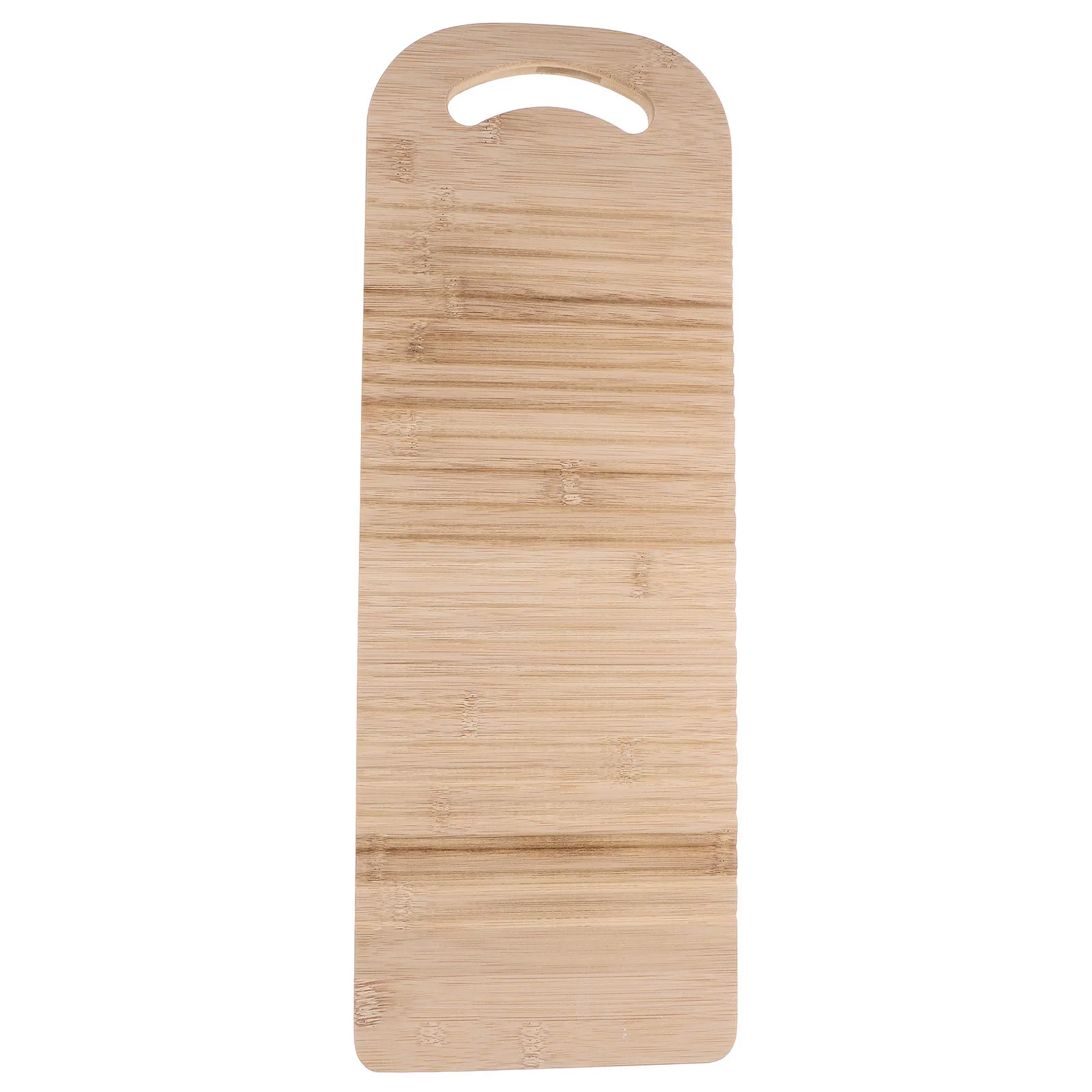 

Bamboo Laundry Washboard Thickened Non-Slip Surface Handheld Washing Board for Home Bathroom Portable Clothes Scrubbing Board