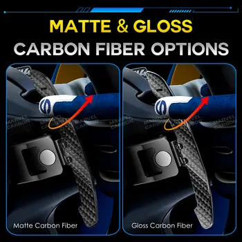 Magnetické řadicí páčky z uhlíkových vláken pro Škoda Octavia VRS 2019 Magnetické hladké karbonové řadicí páčky na volantu 6 nejlepší prodej Volanty u Škody Octavia - №4