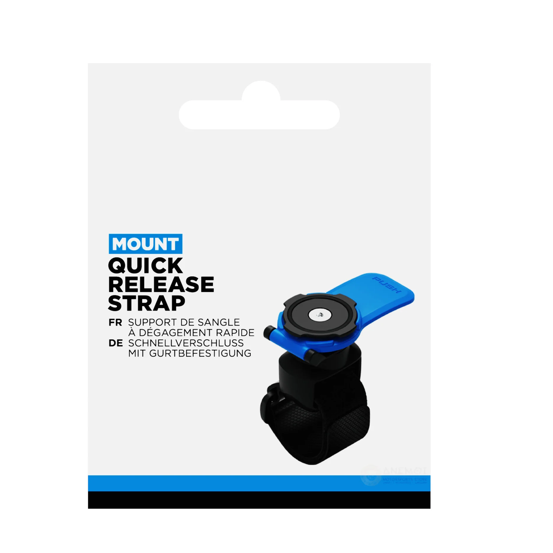 

Quick Release Strap Mount for Use with Golf Bags, Strollers, and Prams