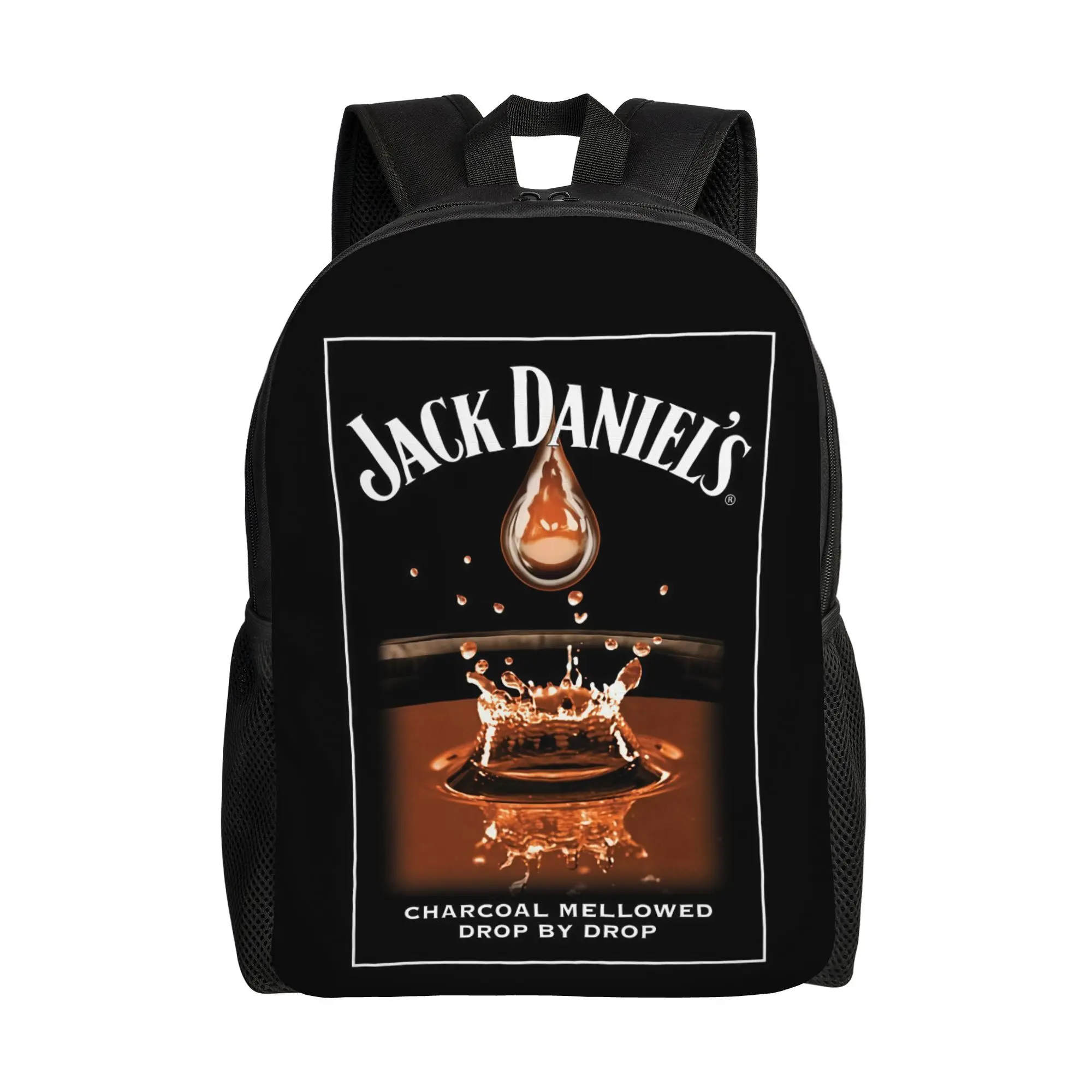 

JJack Daniel'sS Charcoal Mellowed Drop by Drop JJack Daniel'sS Schoolbag Students Large Capacity Schoolbag Back To School Season