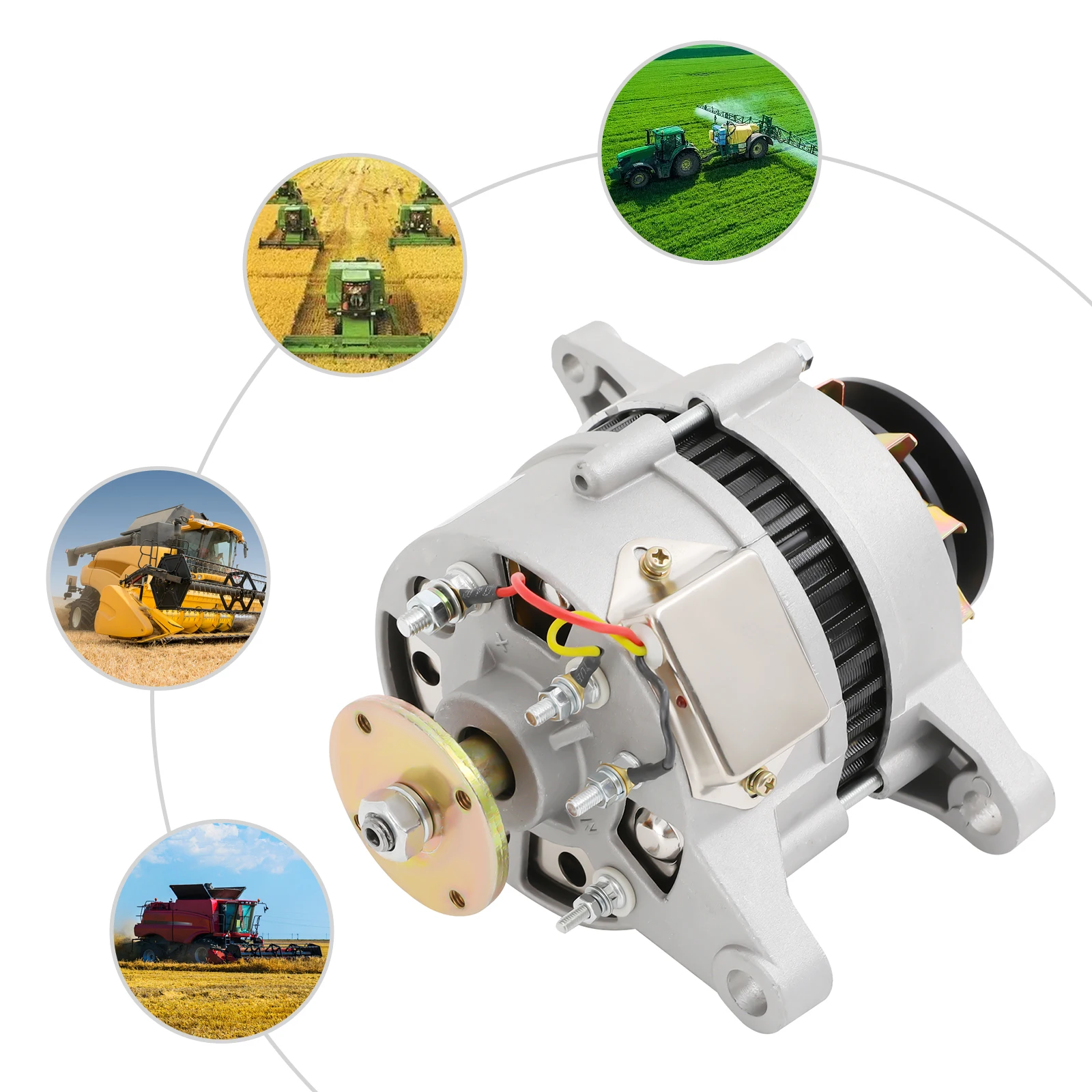 مولد الإثارة، مولد متزامن للإثارة 1500 وات، مولد إثارة بعجلتين، شحن وإضاءة للسيارات