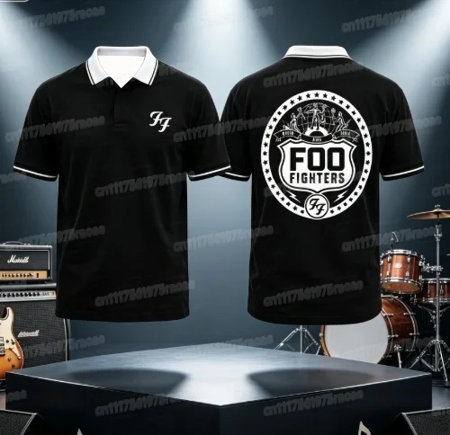 2026 Sommer Amerikanische Rockband Foo Fighters T-Shirt Trikot Sportbekleidung Training Outdoor-Sport T-Shirt Familienoutfit – Detail 4