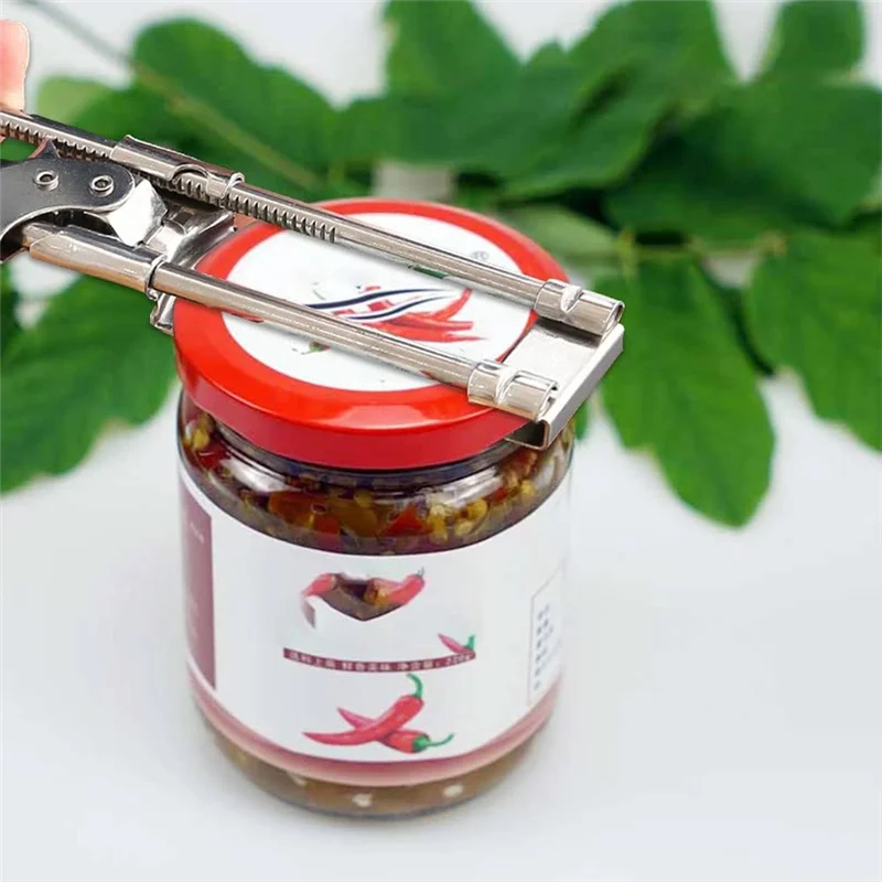 

ABYS-открывалка для бутылок из нержавеющей стали, линейная регулируемая открывалка для консервных банок, ручная открывалка с винтовой крышкой
