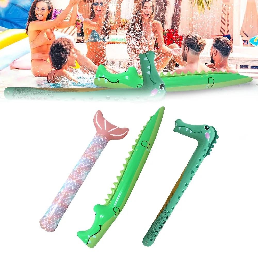 Adult Inflatable Swimming Floatation Rod Water Play Swimming Stick Animal Buoyancy Aid Swimming Assistance Tool