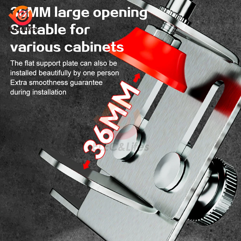 Stainless Steel Cabinet Door Mounting Jig Cabinets Frame Clamp Household Hidden Door Mounting Support Woodworking Tools