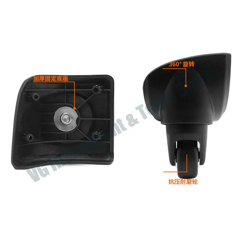 For American Travel Luggage Trolley Case ZD-244 Suitcase Universal Wheel Roller Swivel Castor Pull Baggage Box Replacement
