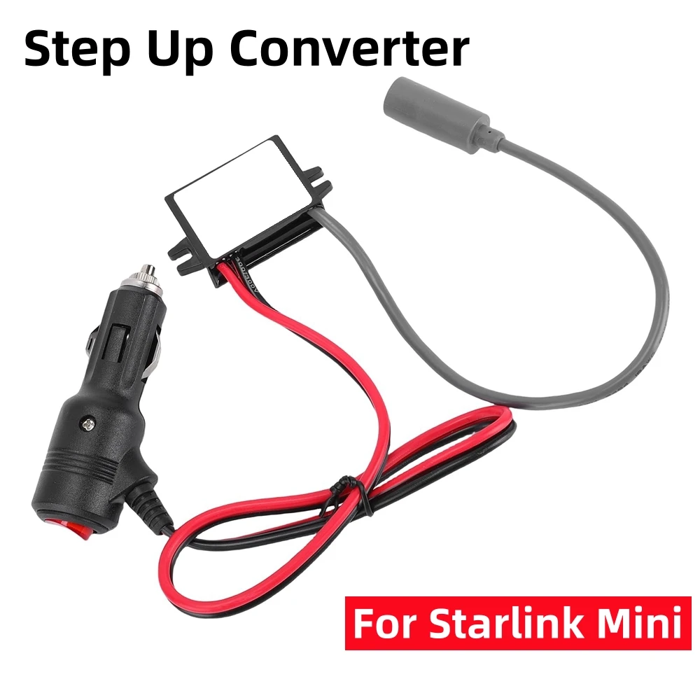 For Starlink Mini 12V/24V Car Power Adapter Step-Up To 30V 3.5A DC Output Suitable for Starlink Power Supply Converter