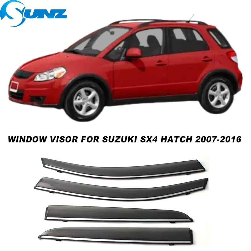 

Side Window Visor For Suzuki SX4 Hatchback 2007 2008 2009 2010 2011 2012 2013 Car Window Deflector Sun Guard Weathershields
