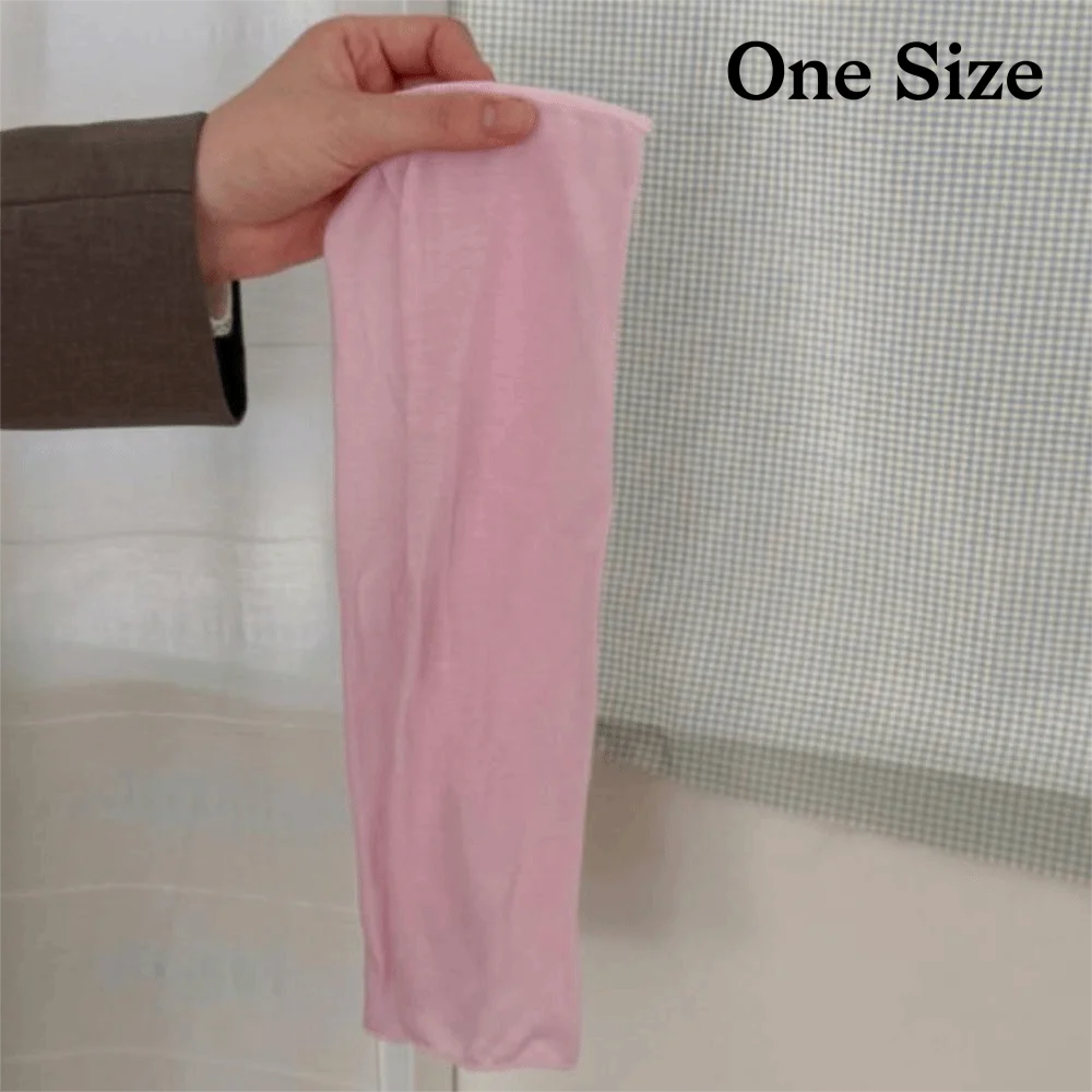 New Thin Lyocell Ice Silk Leg Warmers Breathable Sun Protection Foot Cover Mesh Long Socks Women Summer view 6