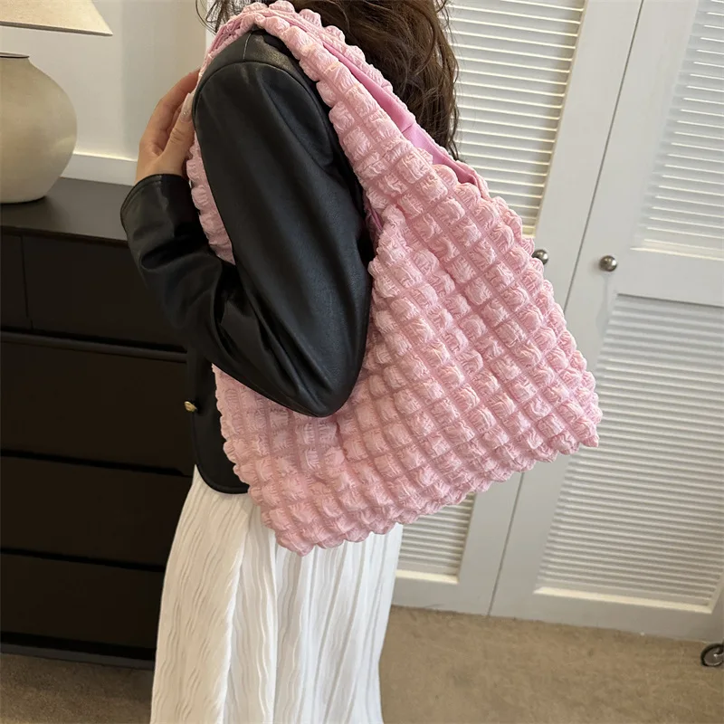 Women Shoulder Bag Small Tote Bags for Women Versatile Cloud Pleated Bag Niche Handbag Purses Mother Kids Bag for Girl Сумка Sac